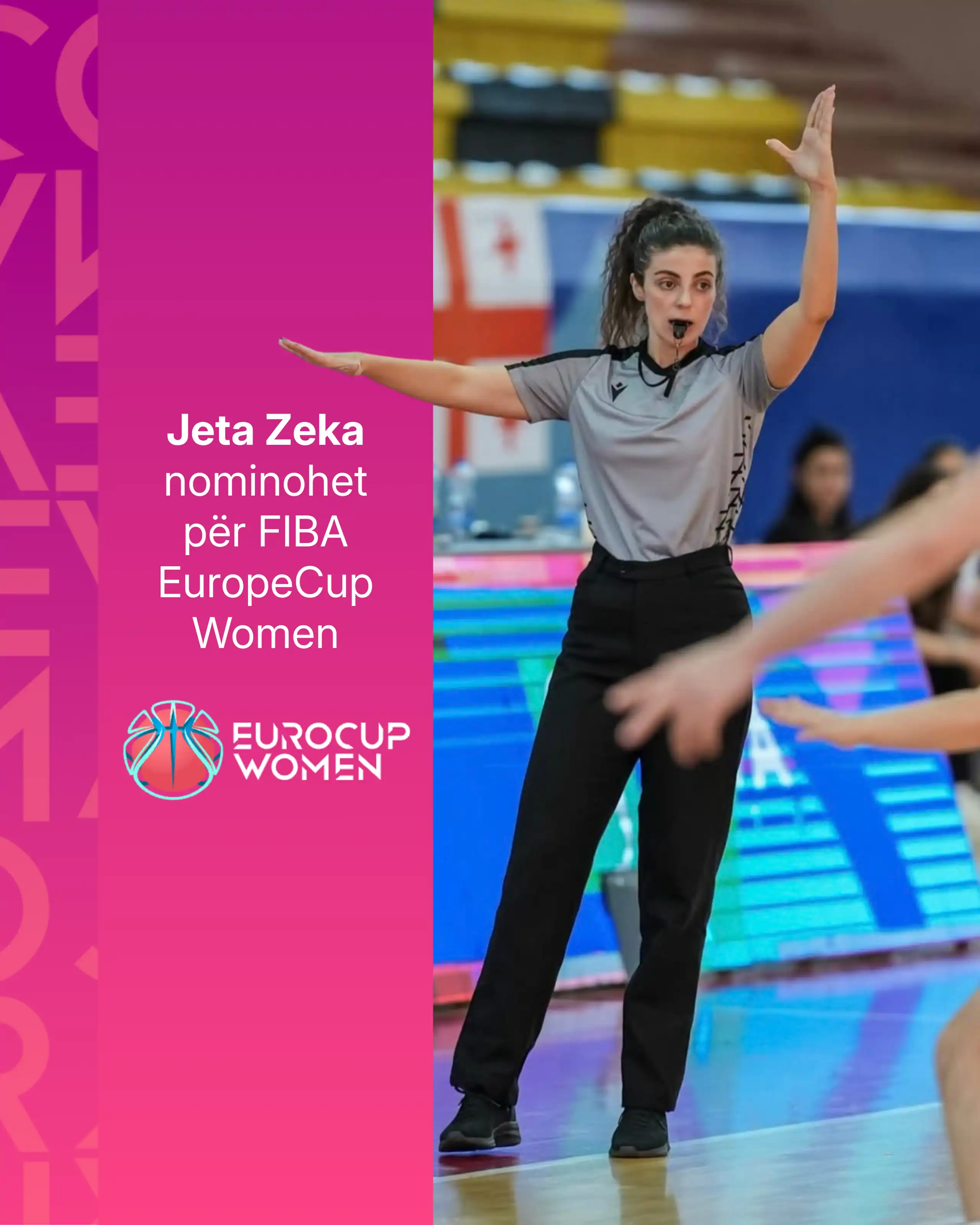 Jeta Zeka nominohet për herë të parë në FIBA EuroCup Women